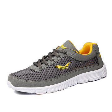 Chaussures de sport en plein air mesh respirant décontractée et confortable à lacets des chaussures de sport