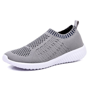 Chaussures en Mailles Plates Souples Sportives Casual Pour Femmes