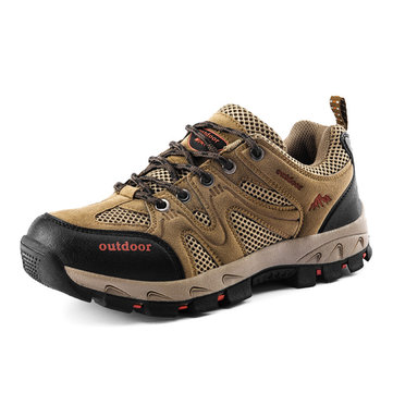 Unisexe dentelle extérieure jusqu'à chaussures de sport chaussures de randonnée respirante alpinisme chaussures