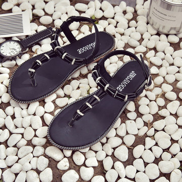 Bohemia Strap Slip On Casual Flip Flops Flat Sandals