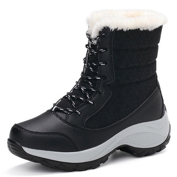 Lacets en laine doublure en laine artificielle
