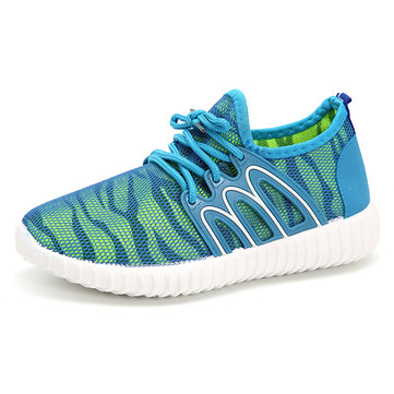 Women& Breathable& Mesh& Lace& Up& Chaussures extérieures décontractées