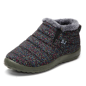 Dot décoration doublure en laine chaude slip élastique sur la cheville bottes de neige