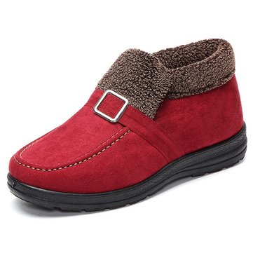 Nous taille 5-10 hiver femmes doublure en fourrure de coton doux peluche bottes de neige