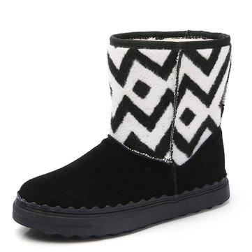 Doublure en fourrure pour femmes et femmes garde des bottes enneigées
