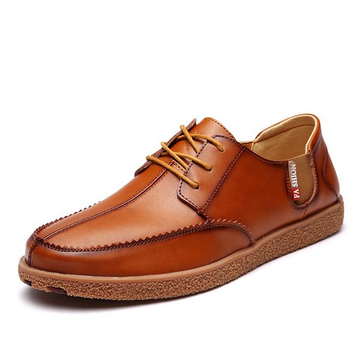 Hommes& décontractés& en& cuir& véritable& décontracté décontracté Oxfords