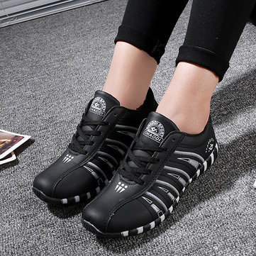 Chaussures& d'entrainement& à& lacets& Chaussures& décontractées confortables pour femmes