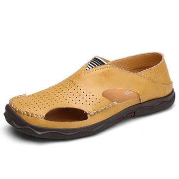 Hommes& Hollow& Out& Casual& Sandales& à laine Soft Soft