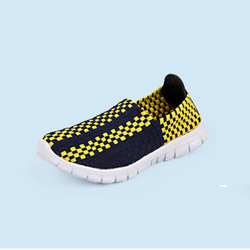 Nouveau tricot main coréen chaussures casual sport plat femme