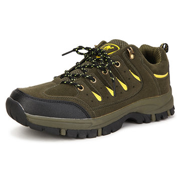 Nouveaux hommes mode breathable décontractée chaussures sportives d'alpinisme résistantes à l'usure supérieures basses en plein air antidérapantes