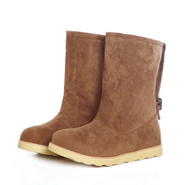 Taille des états-Unis 5-12 Bottes de neige à la fourrure