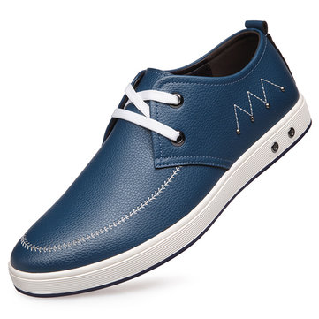 Hommes lacent richelieus en cuir souple semelle souple chaussures d'affaires formelles