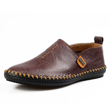 Casual Fait à la Main Transpirable Plat Oxfords Doux pour Hommes