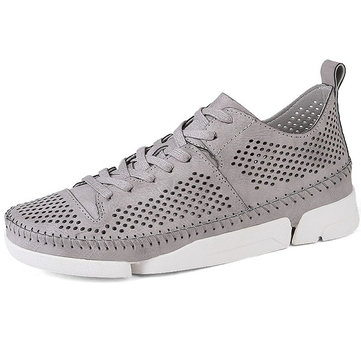 Hommes Chaussures athlétiques à lacets en cuir à lacets