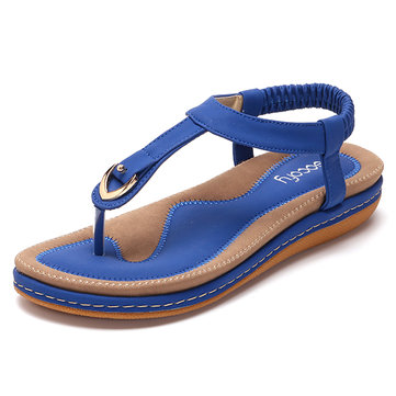 SOCOFY?Taille?US?5-13?Chaussures à Lacets Confortables Pantouffles Orteil Clip Elastiques