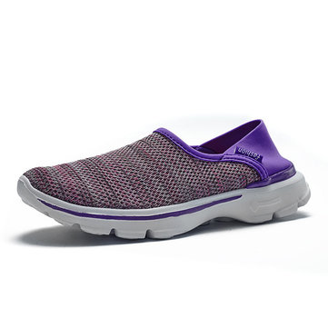 Femmes en plein air chaussures de sport respirant glissement décontracté sur des appartements de course d'athlétisme
