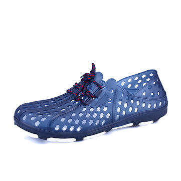 Chaussures Hommes Hole Lace Up Sandales Beach Slipper