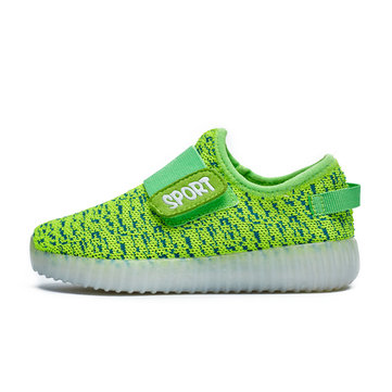 KIDS& USB& LED& Luminous& Lightweight& Sneakers Light up Shoes Colorful Flash Shoes 