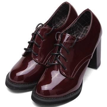 Orteil pointu talon haut cheville femmes bottes richelieus avec de la dentelle